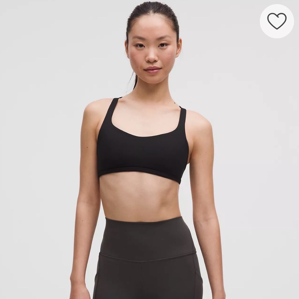 Lululemon Free to Be Wild Black Sports Bra